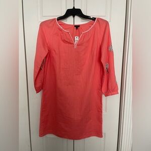 NWT Talbots 3/4 Sleeve Linen Blend Dress S